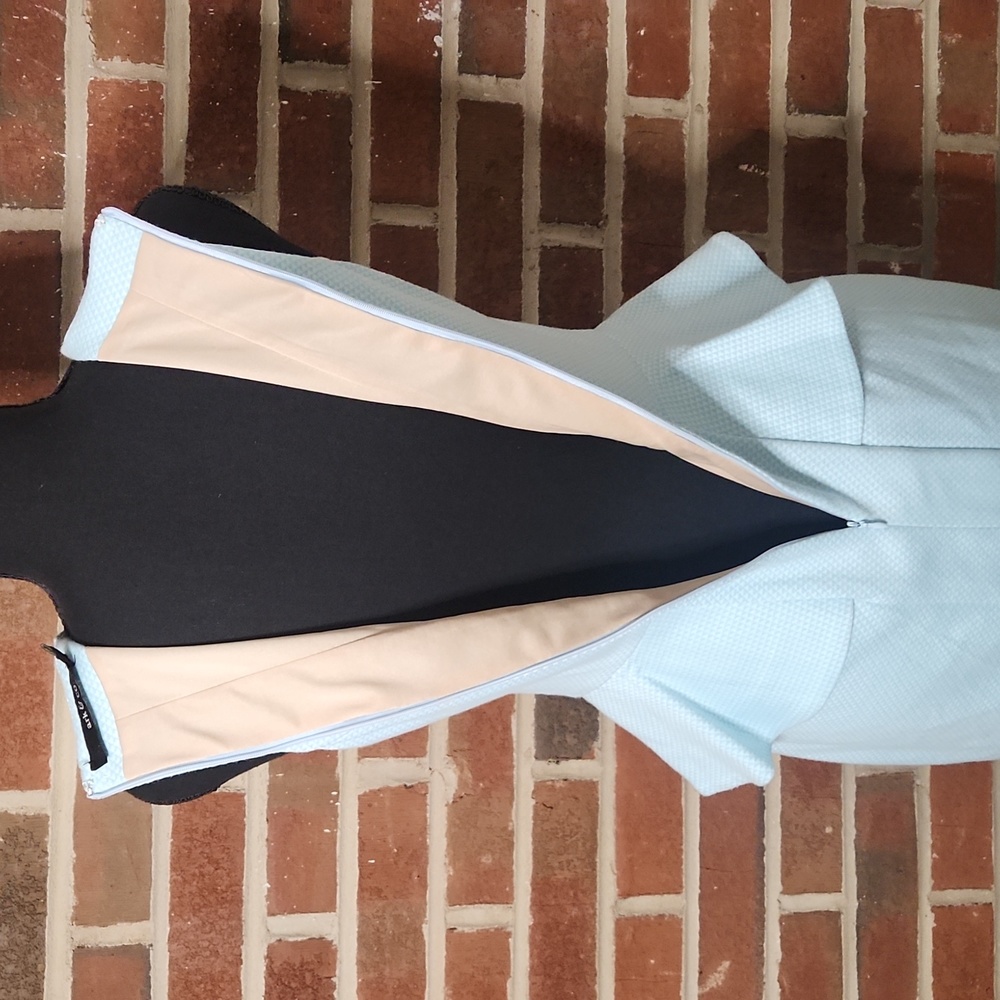 ark&co blue peplum dress, size medium - Picture 8 of 9